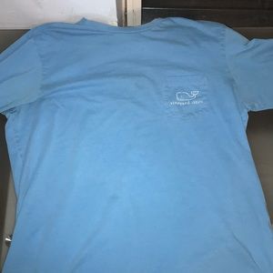 Light Blue Long Sleeve Vineyard Vine Causal Shirt